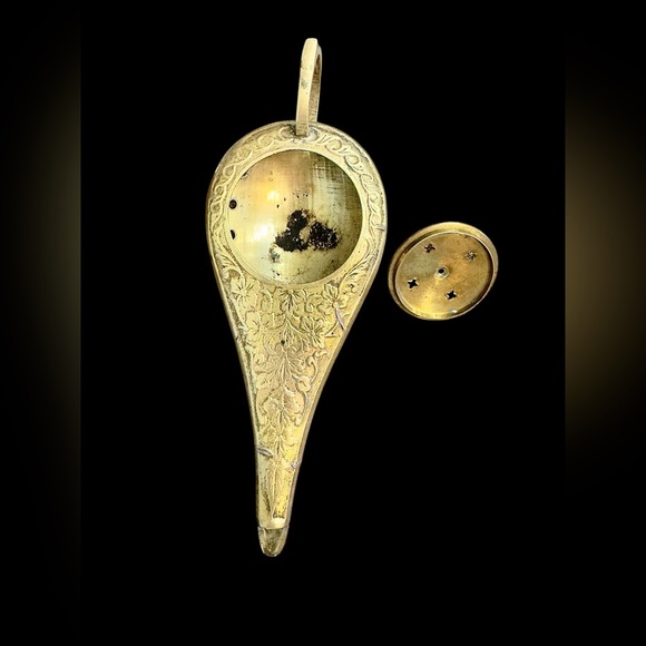 Vintage Brass Genie Lamp & Lid Incense Burner - Picture 12 of 12